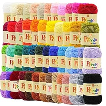 Amazon | ハマナカ ピッコロ 50色各1玉 セット | 毛糸 通販